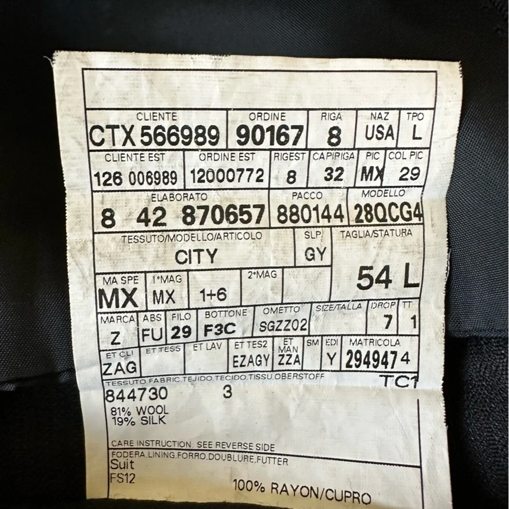 Z Zegna Silk City Sport Coat